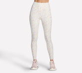 Skechers outlet / GO WALK Rib Floral Full Length High-Waisted Legging