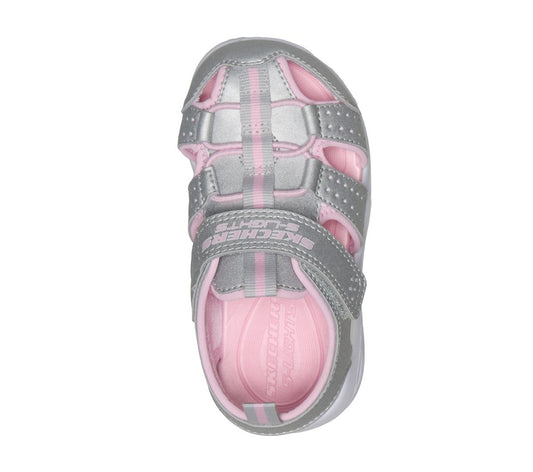 Kids Skechers S-Lights: Sola Glow Sandal - Power Step