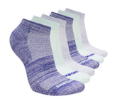 Skechers USA / 6 Pack Girls' Low Cut Color Stripe Socks