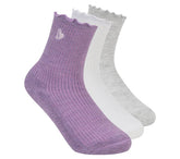 Skechers discount / 3 Pack Kids Ankle Lettuce Socks