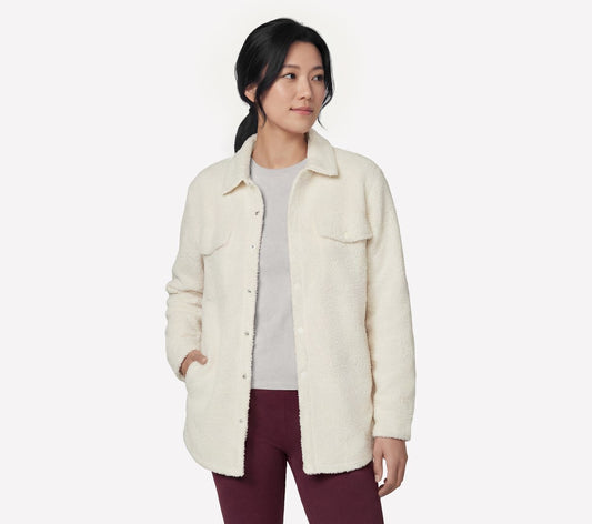 Women Skechers Sherpa Shacket