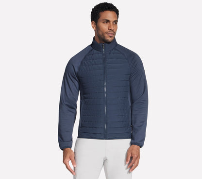 Men Skechers The Hoodless Hoodie Hybrid Jacket
