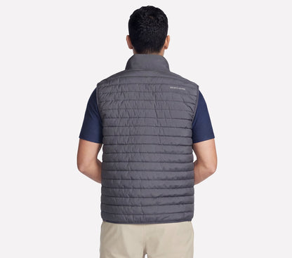 Men Skechers GO SHIELD Cozy Fit Altitude Reversible Vest