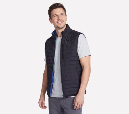 Men Skechers GO SHIELD Cozy Fit Altitude Reversible Vest