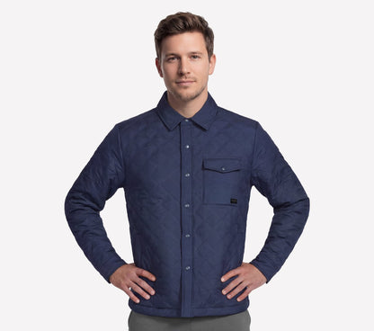 Men Skechers GO SHIELD Cozy Fit Altitude Bonded Jacket