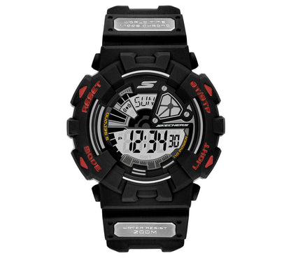 Men Skechers Digital Black Watch