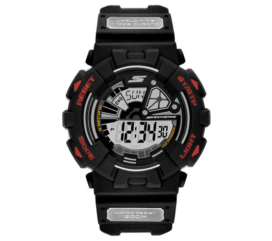 Men Skechers Digital Black Watch