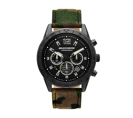Men Skechers Kornblum Camo Watch