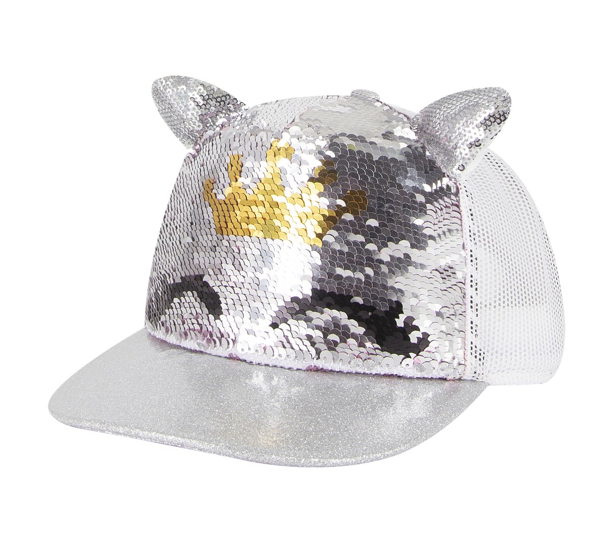 Kids Skechers Caticorn Sequin Trucker Hat