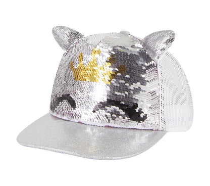 Kids Skechers Caticorn Sequin Trucker Hat