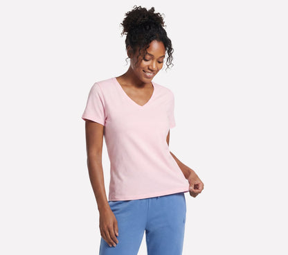 Women Skechers Pima V-Neck Tee