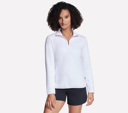 Women Skechers Soft Knit Ottoman 1/4 Zip