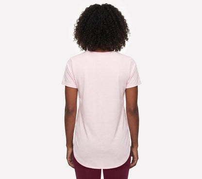 Women Skechers GO DRI Swift Stripe Tunic Tee