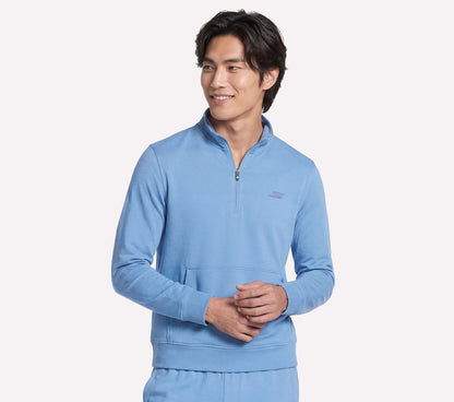 Men Skechers Weekend Easy 1/4 Zip