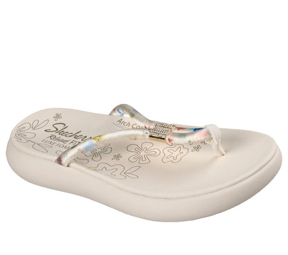 Women Skechers Slide-Ups Relaxed Fit: Asana Luxe - Vibrant Beauty