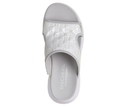 Women Skechers Contour Foam Sandal - Cozy Fit Costal Air