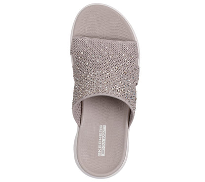 Women Skechers GO WALK Flex Sandal - Glitz