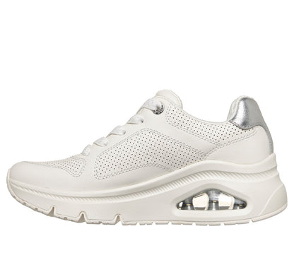 Women Skechers Premium Leather UNO Icon - Idolized Air