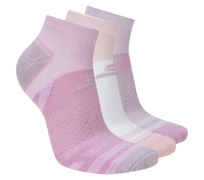 Women Skechers 3 Pack Women's Performance Low Cut Running Socks