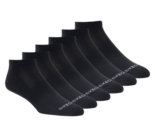 Women Skechers 6 Pack Women's Low Cut Sport Stripe Socks