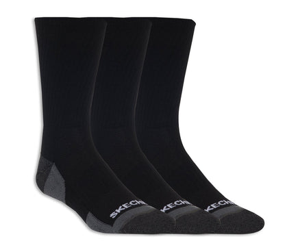 Women|Men Skechers 3 Pack Half Terry Crew Socks