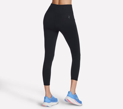 Women Skechers GO WALK Rib Mix High Waisted 7/8 Legging