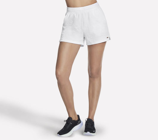 Women Skechers GO WALK Cozy Fit Diamond 4 Inch Short