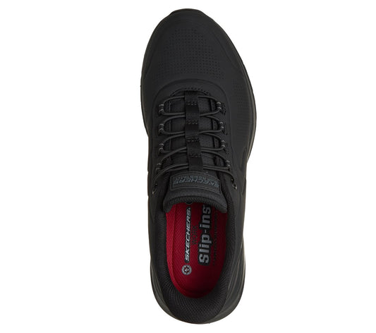 Men Skechers Slip-ins Work Slip-Resistant Relaxed Fit: Arc Waves 2.0