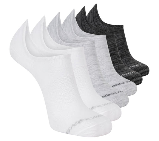 Men Skechers 6 Pack Men's Sneaker Liner Socks