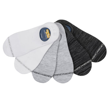 Men Skechers 6 Pack Men's Sneaker Liner Socks