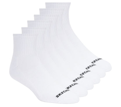Men Skechers 6 Pack Core Quarter Large Socks
