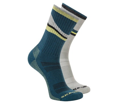 Men Skechers 2 Pack Men's Crew Trail Socks