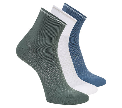 Men Skechers 3 Pack Men's Performance Running Quarter Socks
