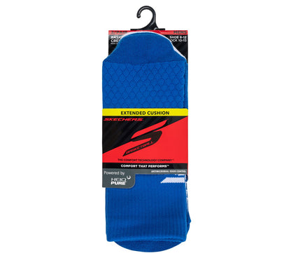Men Skechers 2 Pack Performance Basketball Crew Socks