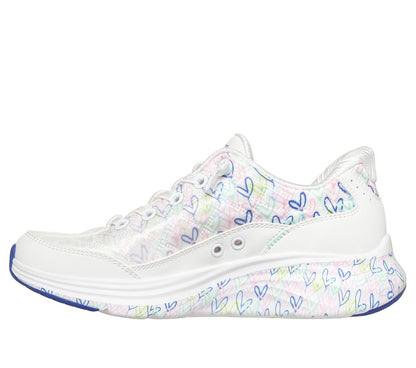 Kids Skechers Slip-ins JGoldcrown: Contour Foam - Cozy Fit Love Notes