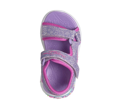 Kids Skechers S-Lights: Mermaid Dreams Sandal - Marina Bliss