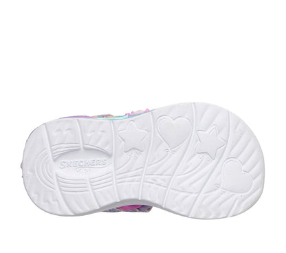 Kids Skechers S-Lights: Mermaid Dreams Sandal - Marina Bliss