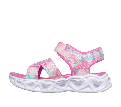 Kids Skechers S-Lights: Heart Lights Sandal - Heart Beam