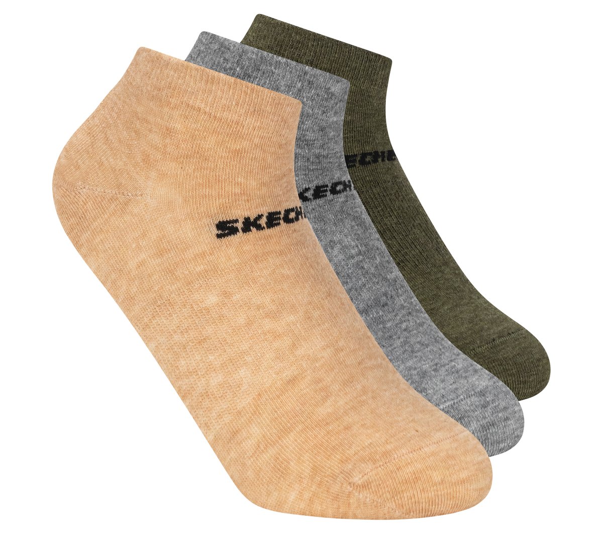 Kids Skechers 3 Pack Boys' Low Cut Cotton Socks