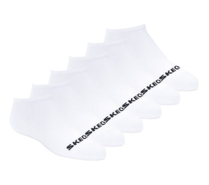 Kids Skechers Cotton No-Show Socks - 6 Pack